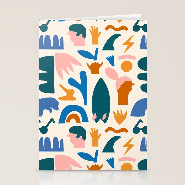 Vaya a la playa Stationery Card Gallery Image 1