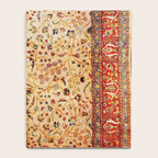 Antique Persian Rug Print With Gold Field Notebook Gallery Image 4