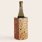 Antique Persian Rug Print With Gold Field Wine Chiller Gallery Image 2