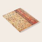 Antique Persian Rug Print With Gold Field Notebook Gallery Image 2