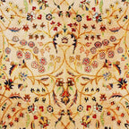 Antique Persian Rug Print With Gold Field Coffee Mug Gallery Image 2