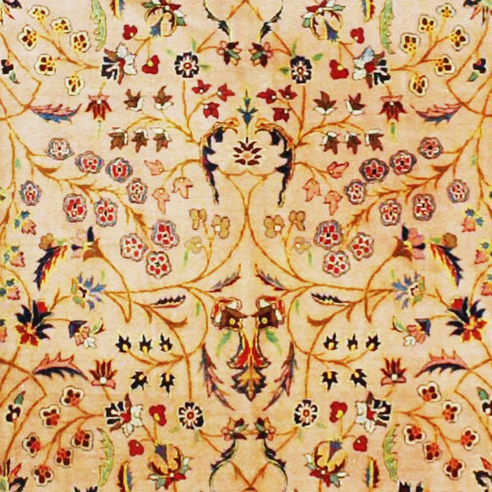 Antique Persian Rug Print With Gold Field Coffee Mug Gallery Image 2
