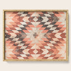 native coral diamond Serving Tray Gallery Image 1