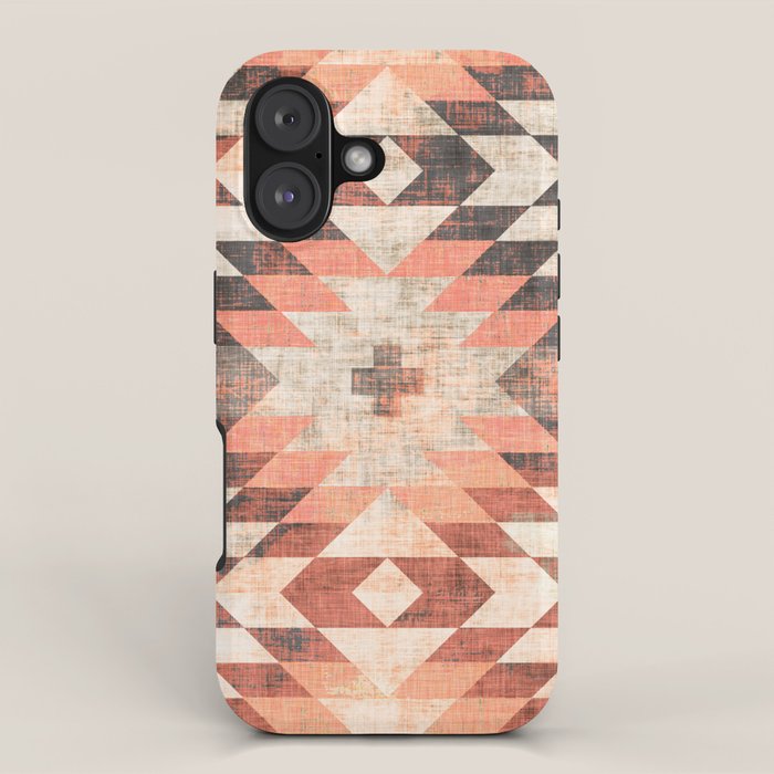 native coral diamond iPhone Case Gallery Image 1