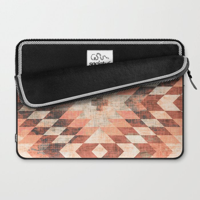 native coral diamond Laptop Sleeve Gallery Image 2