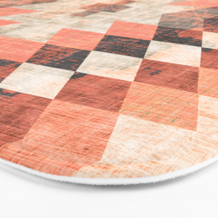 native coral diamond Bath Mat Gallery Image 3