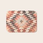native coral diamond Bath Mat Gallery Image 1
