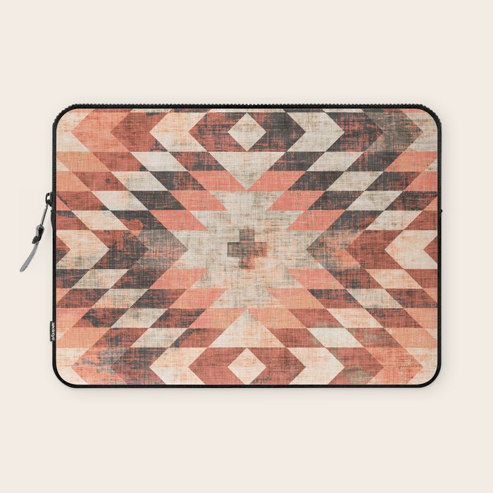 native coral diamond Laptop Sleeve Gallery Image 1