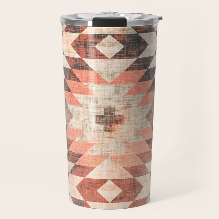 native coral diamond Travel Mug Gallery Image 1