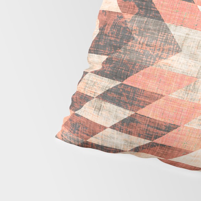 native coral diamond Pillow Sham Gallery Image 4