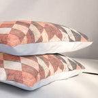 native coral diamond Pillow Sham Gallery Image 3