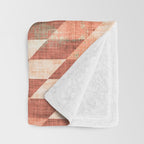 native coral diamond Throw Blanket Gallery Image 3