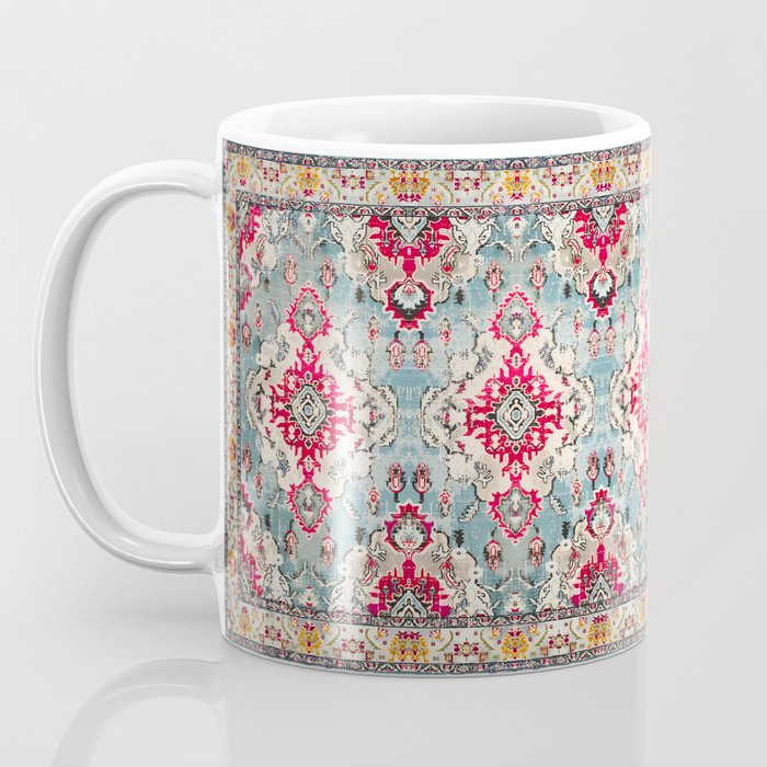 Vintage Oasis: Colorful Moroccan Bohemian Texture Art Coffee Mug Gallery Image 3