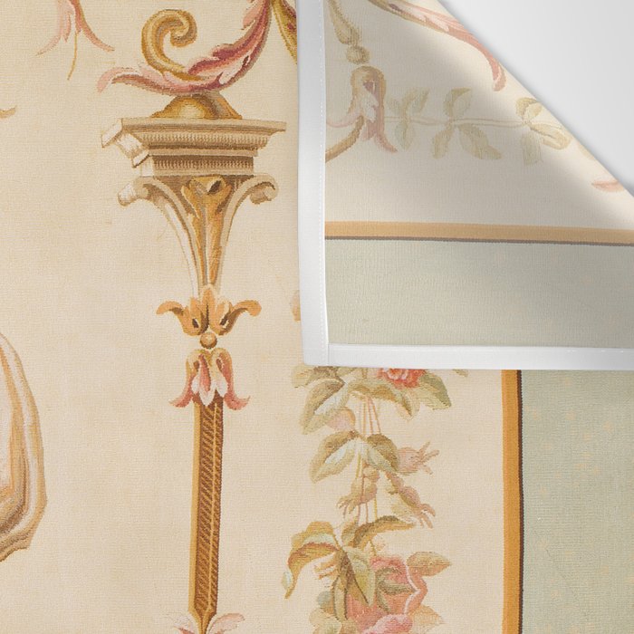French Aubusson  Antique Tapestry Print Wall Tapestry Gallery Image 3