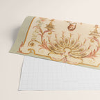 French Aubusson  Antique Tapestry Print Wrapping Paper Gallery Image 2