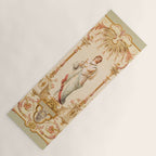 French Aubusson  Antique Tapestry Print Yoga Mat Gallery Image 1