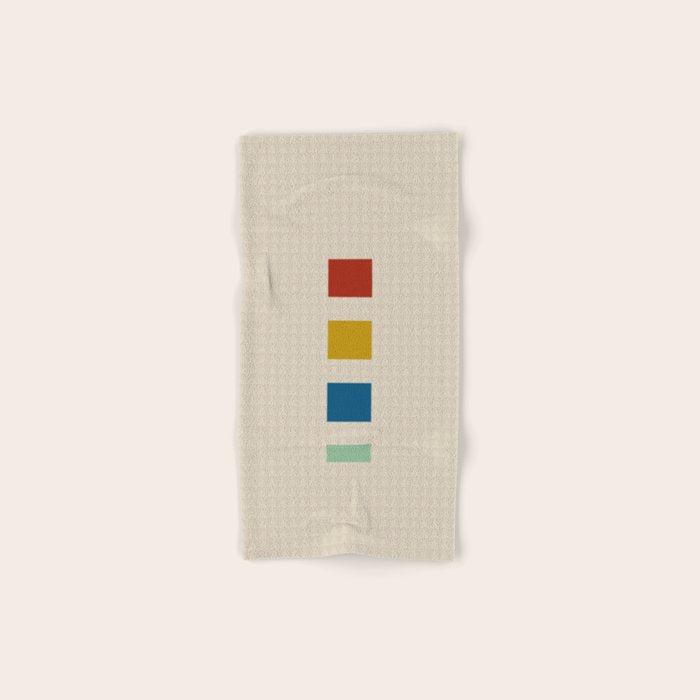 four elements II tweed and primary colors Bath Towel Gallery Image 1