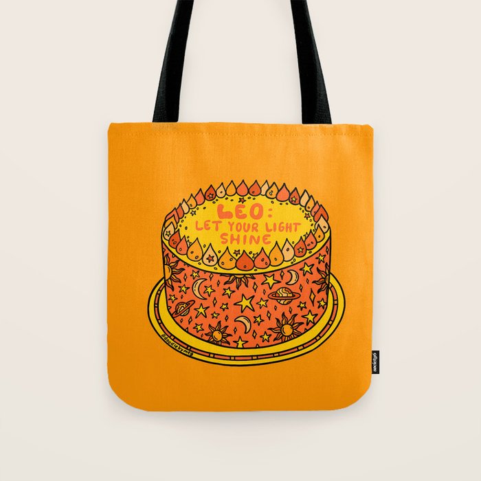 Leo Cake Tote Bag Gallery Image 1