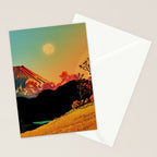 New Year's Morning in Shades of Orange - Nature Landscape Stationery Card Gallery Image 2