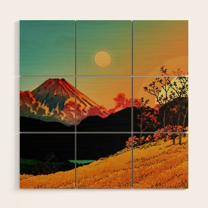 New Year's Morning in Shades of Orange - Nature Landscape Wood Wall Art Gallery Image 1