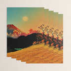 New Year's Morning in Shades of Orange - Nature Landscape Wrapping Paper Gallery Image 3