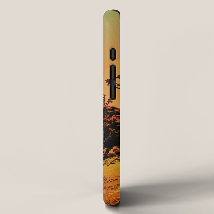 New Year's Morning in Shades of Orange - Nature Landscape iPhone Case Gallery Image 2