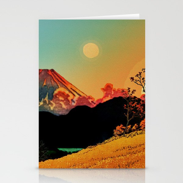 New Year's Morning in Shades of Orange - Nature Landscape Stationery Card Gallery Image 2