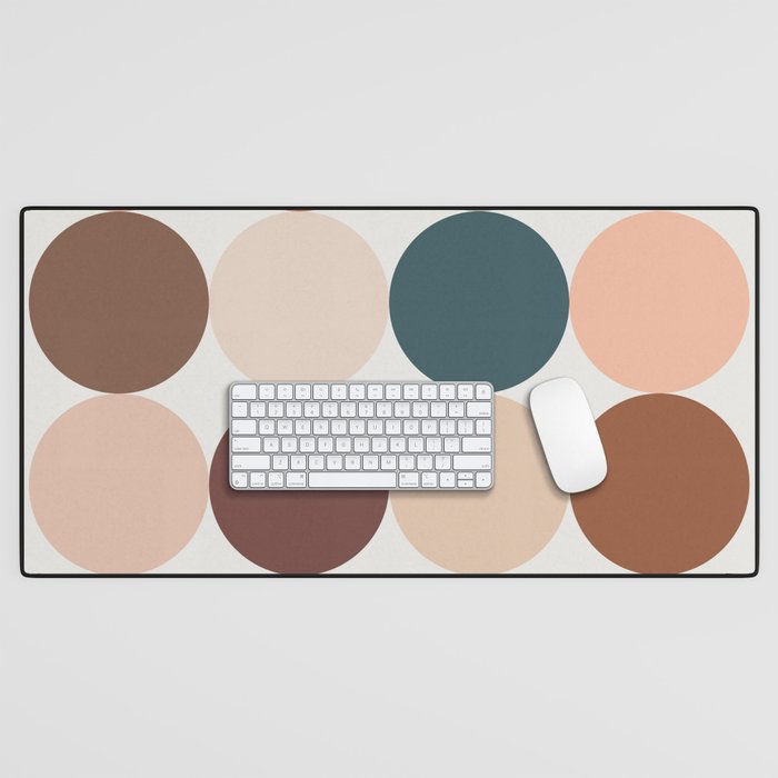 Neutral Geometric 5A Desk Mat Gallery Image 1