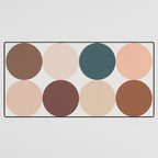 Neutral Geometric 5A Desk Mat Gallery Image 3