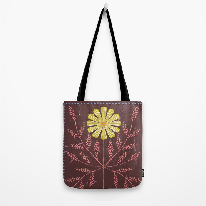 Daisy Tile Tote Bag Gallery Image 2
