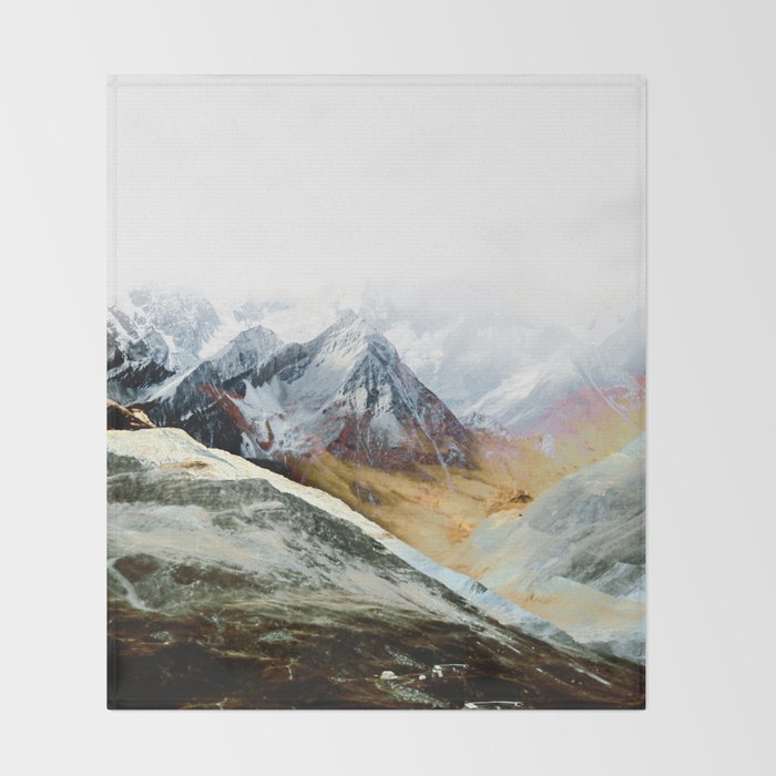 Mountain 12 Throw Blanket Gallery Image 2