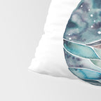 Stromboli Volcano at Midnight - Blue Palette Pillow Sham Gallery Image 4