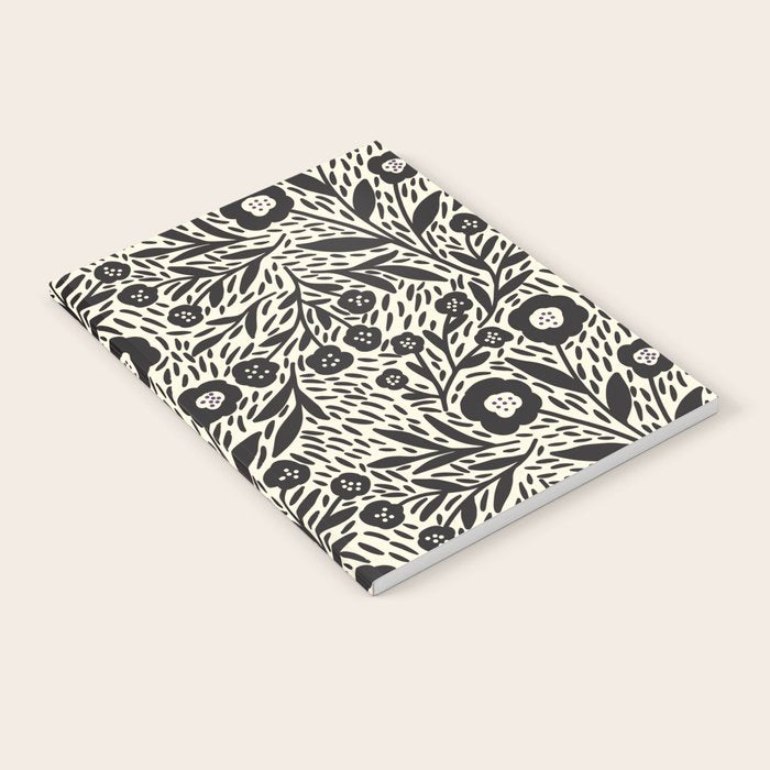 Botanical garden - Black and White Notebook Gallery Image 2