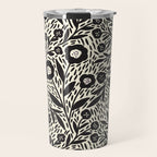 Botanical garden - Black and White Travel Mug Gallery Image 1