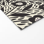 Botanical garden - Black and White Welcome Mat Gallery Image 2