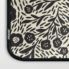 Botanical garden - Black and White Laptop Sleeve Gallery Image 3