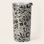 Botanical garden - Black and White Travel Mug Gallery Image 2