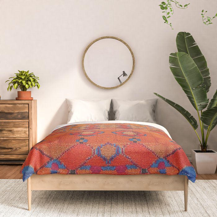 Heritage Moroccan Berber Artwork Design Comforter Gallery Image 3