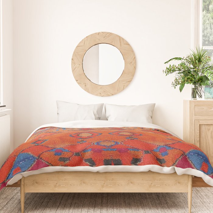 Heritage Moroccan Berber Artwork Design Duvet Cover Gallery Image 3
