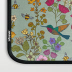 Hummingbirds and Bees {Duck Egg} Laptop Sleeve Gallery Image 3