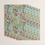 Hummingbirds and Bees {Duck Egg} Wrapping Paper Gallery Image 3
