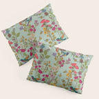 Hummingbirds and Bees {Duck Egg} Pillow Sham Gallery Image 3
