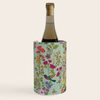 Hummingbirds and Bees {Duck Egg} Wine Chiller Gallery Image 3