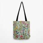 Hummingbirds and Bees {Duck Egg} Tote Bag Gallery Image 2