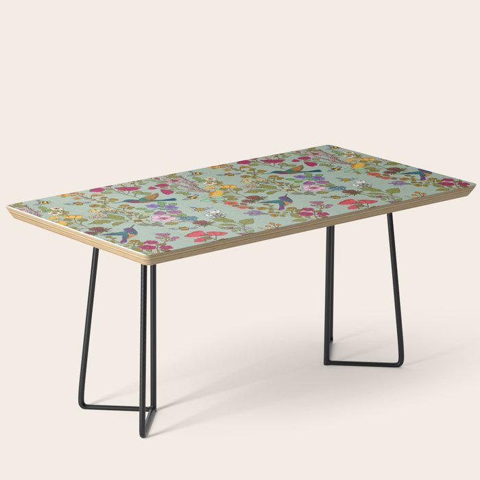 Hummingbirds and Bees {Duck Egg} Coffee Table Gallery Image 1