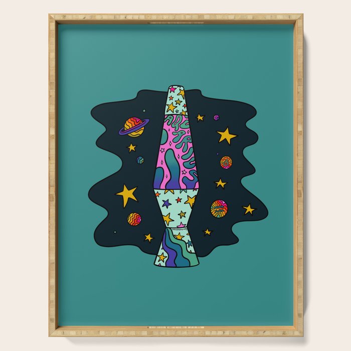 Aquarius Lava Lamp Serving Tray Gallery Image 1