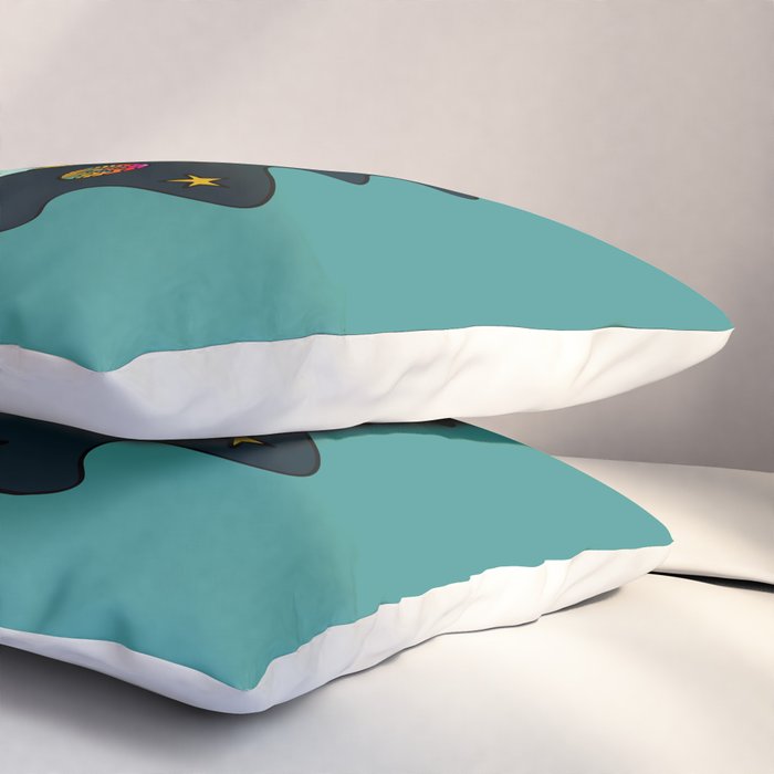 Aquarius Lava Lamp Pillow Sham Gallery Image 3