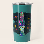 Aquarius Lava Lamp Travel Mug Gallery Image 1