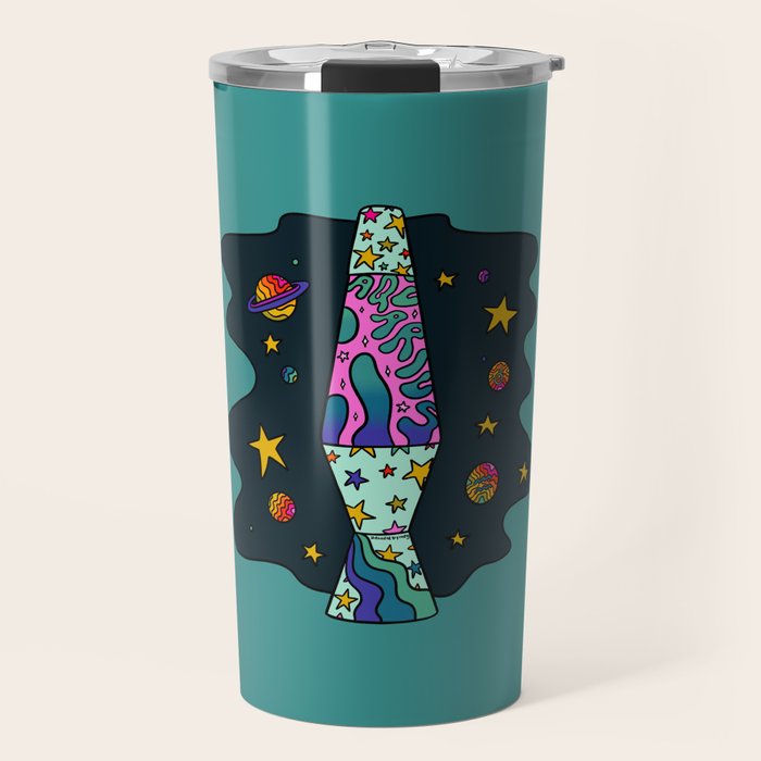 Aquarius Lava Lamp Travel Mug Gallery Image 1