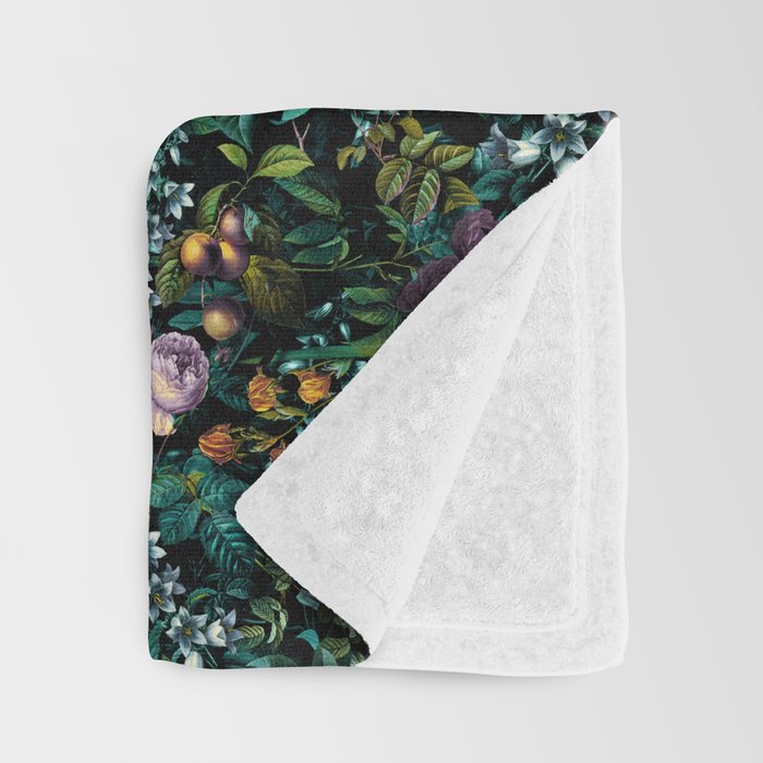 Exotic Jungle - Night Throw Blanket Gallery Image 3